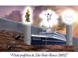 O SONHO PROFÉTICO DE DOM BOSCO - As 2 colunas da IGREJA 